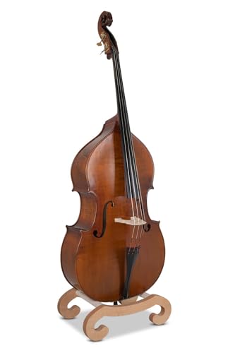 Gewa Premium Line Solid Top DB 3/4, Halbmassiver Kontrabass mit massiver Fichtendecke, dunkelbrown Handlackierung, spielfertig gemacht