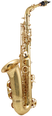 Yanagisawa A-WO10 Elite Alto Sax, Altsaxophon mit überarbeiteter Mechanik und neuer Messinglegierung, Goldlack