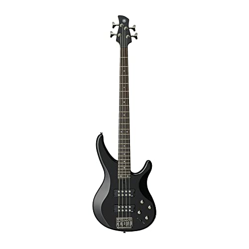 Yamaha GTRBX304BL E-Bass, Korpus aus massivem Mahagoni, aktives EQ-System für vielseitige Spielstile, schwarz