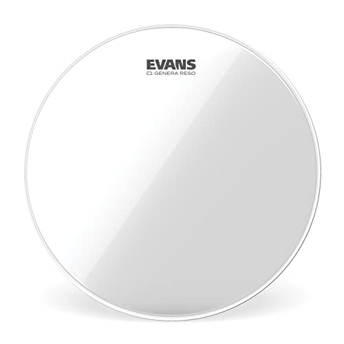 Evans 10" Resonanzfell Tom, klar, 1mm Genera mit warmen Obertönen und klarer Brillanz