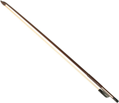 Gewa Fiddle / Viola da Gamba Bow, Geigenbogen aus Massaranduba mit Ebenholzfrosch, 70,5 cm Länge, 54 g Gewicht