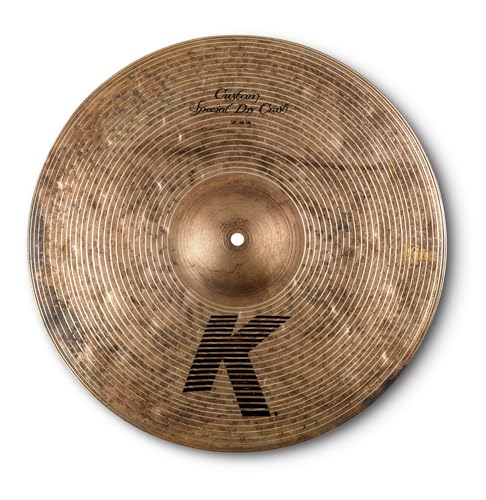 Zildjian 18" K Custom Special Dry Crash, Schlagzeugbecken mit natürlichem Finish, dunkler Sound und kurzem Sustain