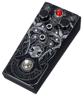 Beetronics Abelha Tropical Fuzz, Fuzz-Pedal mit drei Klangmodi „Pollen“, „Nectar“ und „Honey“, Hochpassfilter und EQ-Reglern, True-Bypass-Design
