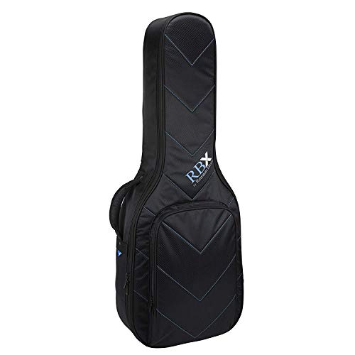 Reunion Blues RBX Small Body Acoustic/Classical Guitar Bag, schützendes Gigbag aus wasserabweisendem Schwarz Polyester mit gepolstertem Rucksack und Zero-G Griff