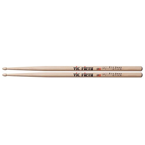 Vic Firth Peter Erskine Big Band Signature Drumsticks, American Hickory, Zwischengröße zwischen 5A und 5B, optimales Gleichgewicht, lange Schulter für mühelosen Rebound