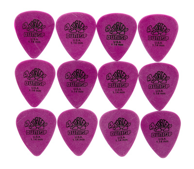 Dunlop Tortex Standard 1,14mm, Plektren im 12er Pack