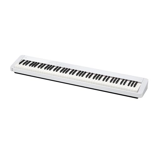 Casio PX-S1100WE, Digitalpiano mit 88 gewichteten Tasten, 18 Sounds, Bluetooth MIDI & Audio, weiß