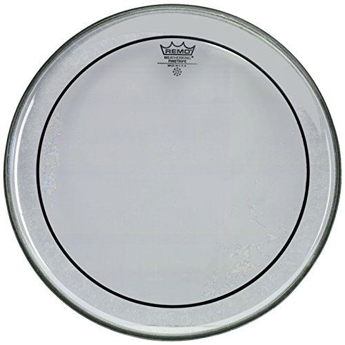 Remo 18" Pinstripe clear, doppellagiges Schlagzeugfell mit vollem Klangspektrum, transparent
