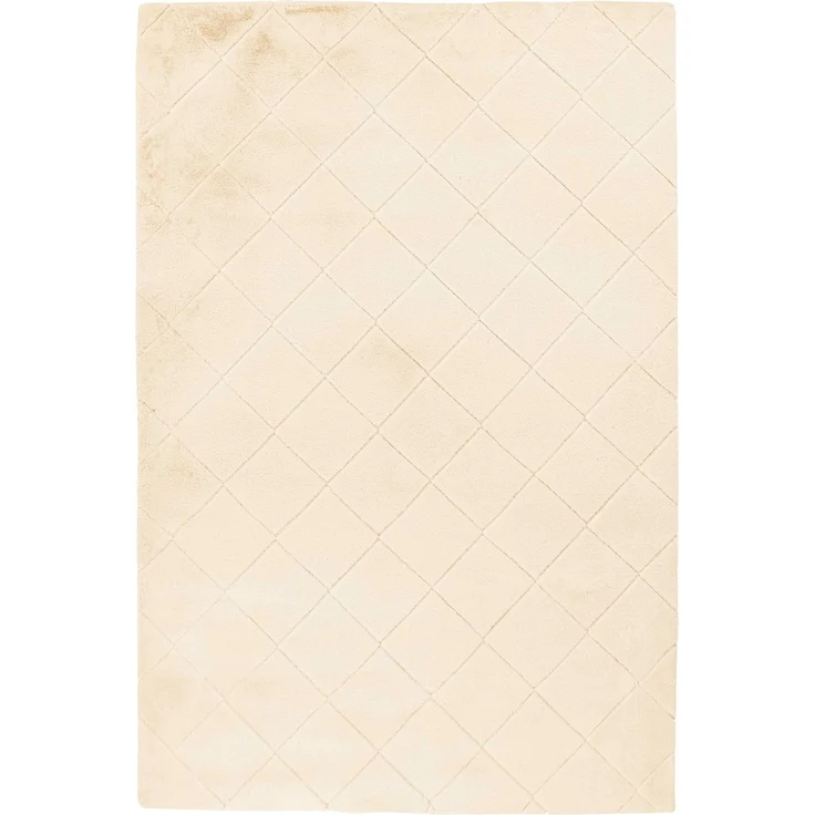 Teppich >Imala< in Creme, 100% Polyester - 150x80cm (LxB) – Bild 1