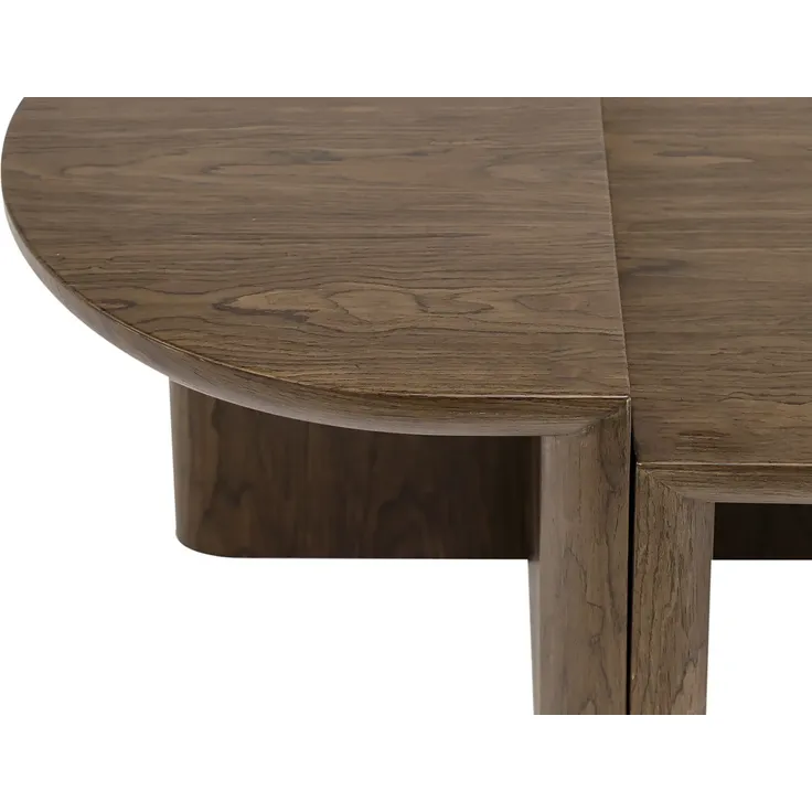 Vente-unique - VARAJA Couchtisch Holz, Platte Braun - B 60 cm x H 37 cm x L 100 cm – Bild 4