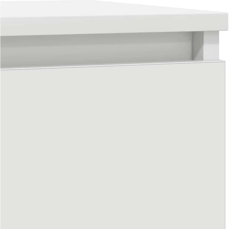 vidaXL Sideboard mit Schublade Weiß 71x35x65 cm Holzwerkstoff 861598 – Bild 9