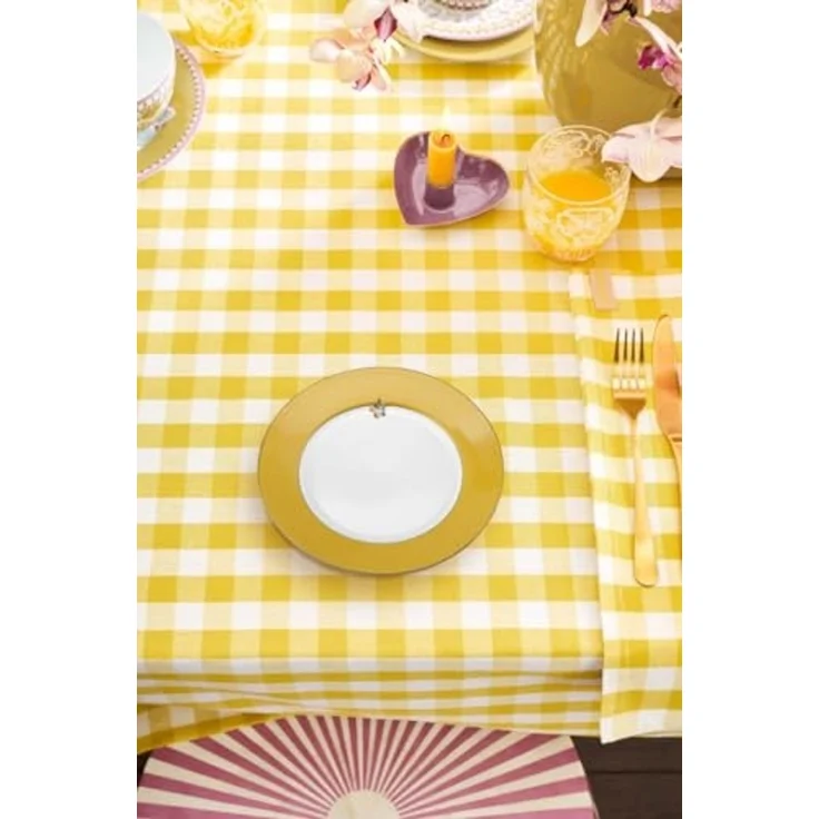 PiP Studio Frühstücksteller Lily&Lotus Uni Yellow Frühstücksteller 21cm – Bild 3