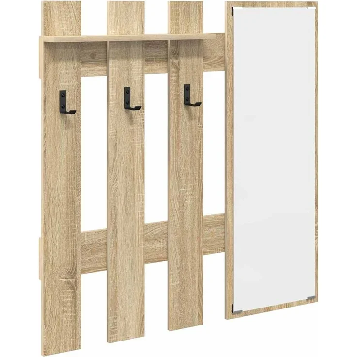 vidaXL Wandmontierter nachttisch Sonoma-Eiche 100 x 10 x 100 cm 874509 – Bild 1