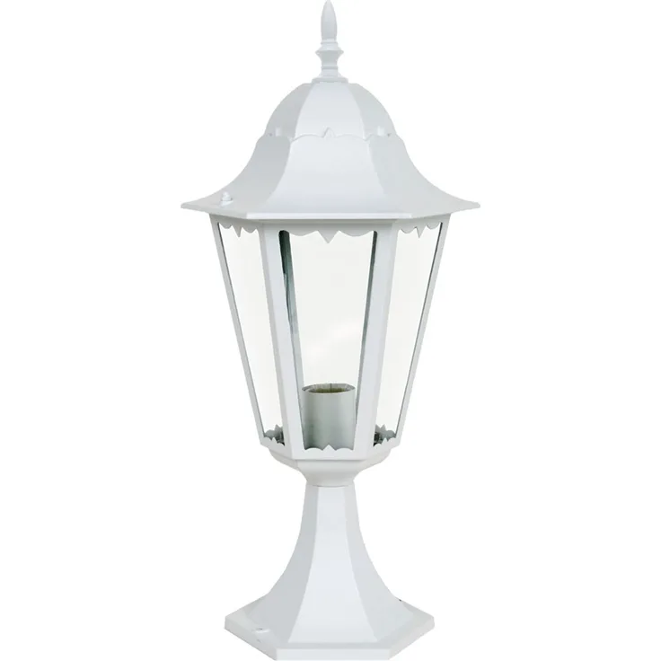 LED Sockelleuchte, ALU, weiß, H 49 cm, NORDERNEY