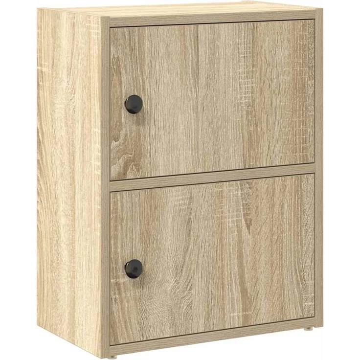 vidaXL Bücherregal Sonoma-Eiche 40x24x52 cm Holzwerkstoff 860357 – Bild 2