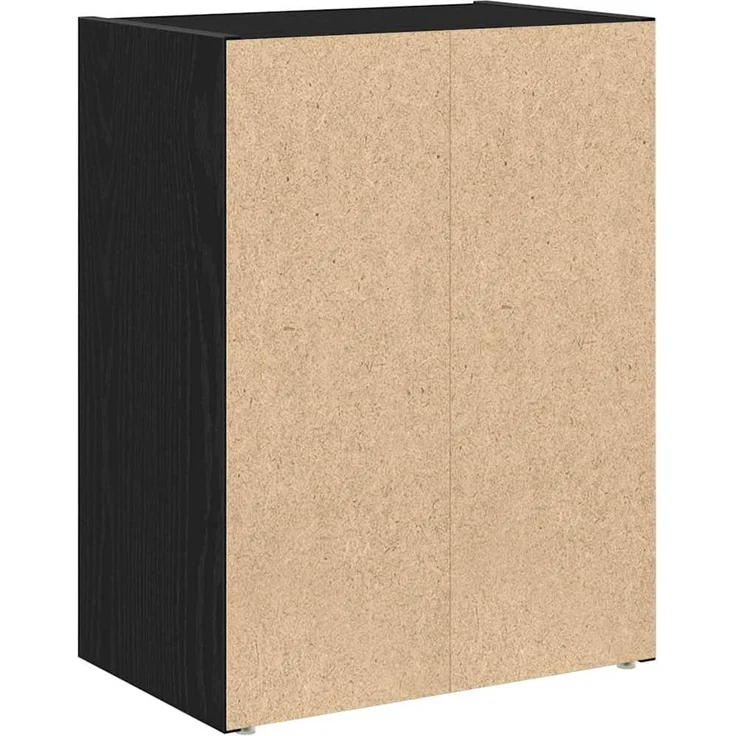 vidaXL Bücherregal, Holzwerkstoff Schwarz Eichen-Optik, 40 x 24 x 52 cm – Bild 6