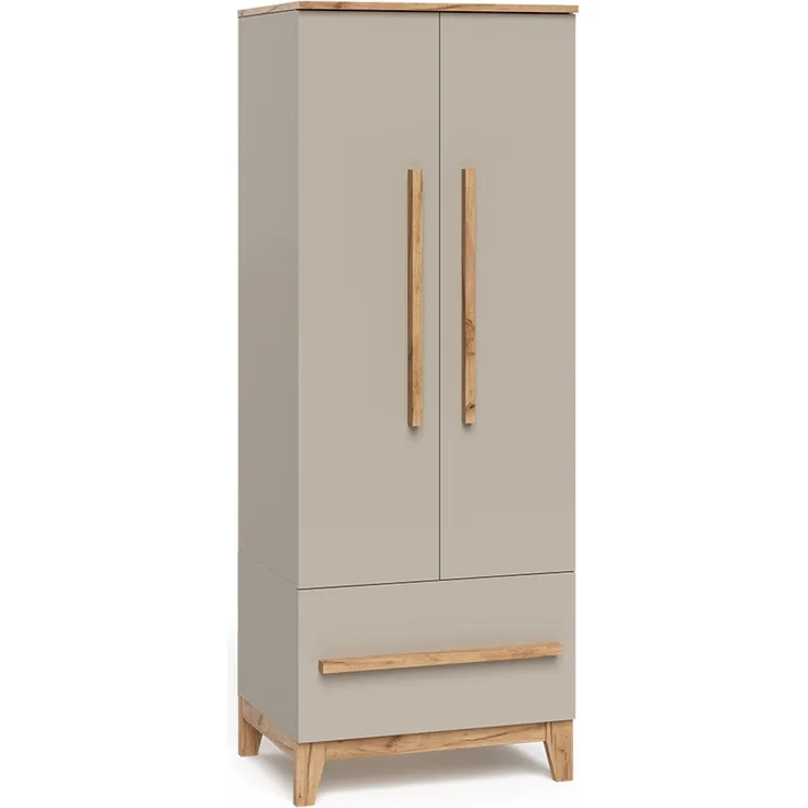 Kinderkleiderschrank Malia Cashmere/Artisan 70 x 186.8 cm Vitalispa