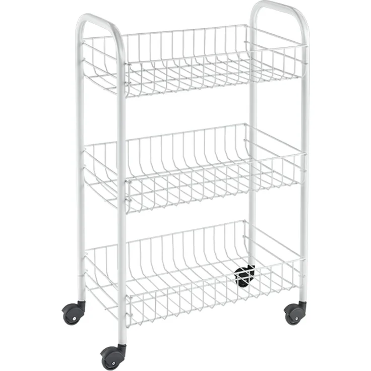 METALTEX 340633014 SIENA Allzweckwagen mit 3 Etagen / Rollregal, Höhe 63 cm – Bild 1