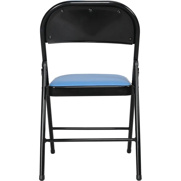 HTI-Living Wedigo Kunstleder Blau-Schwarz 6er-Set Klappstuhl – Bild 4