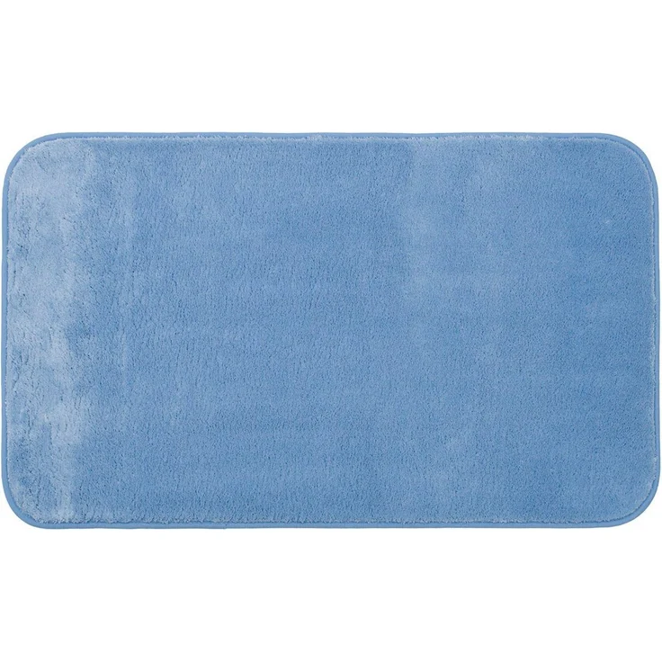 Gözze - Premium Rutschfester Badteppich, RIO, 100% Microfaser, 50x70 cm - Blau – Bild 1