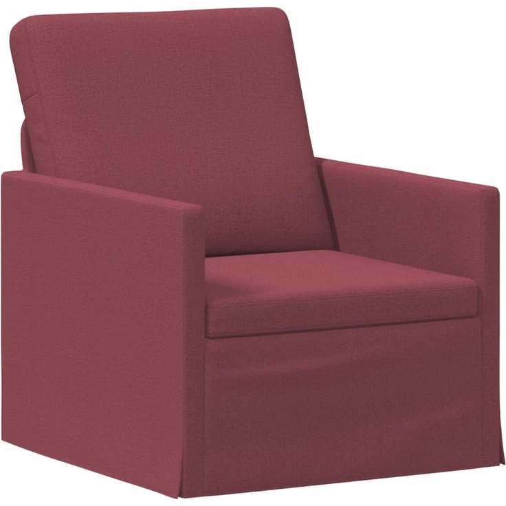 vidaXL Sofa-Set 2 pcs Weinrot Stoff 3433179 – Bild 2