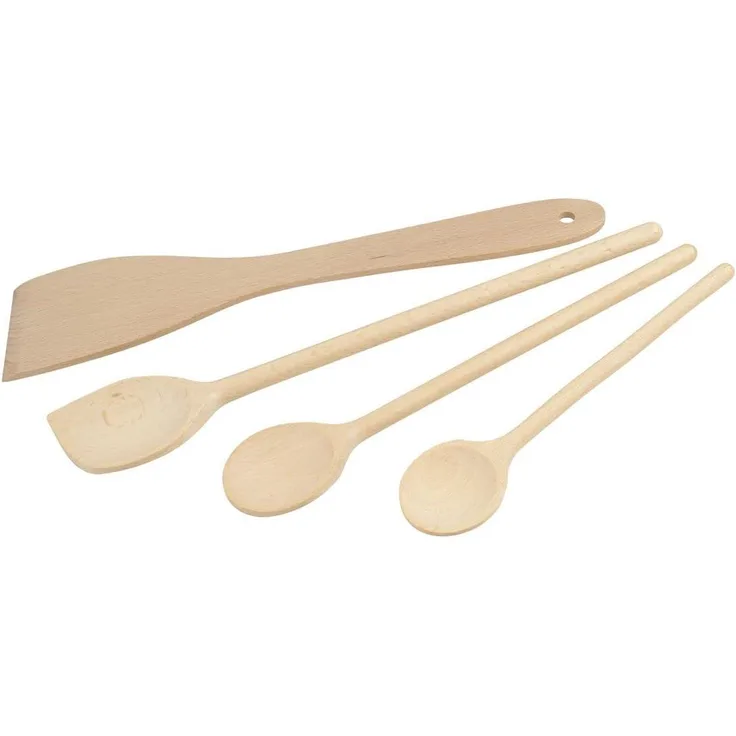 FACKELMANN Holzlöffel-/Pfannenwender 4tlg 106849