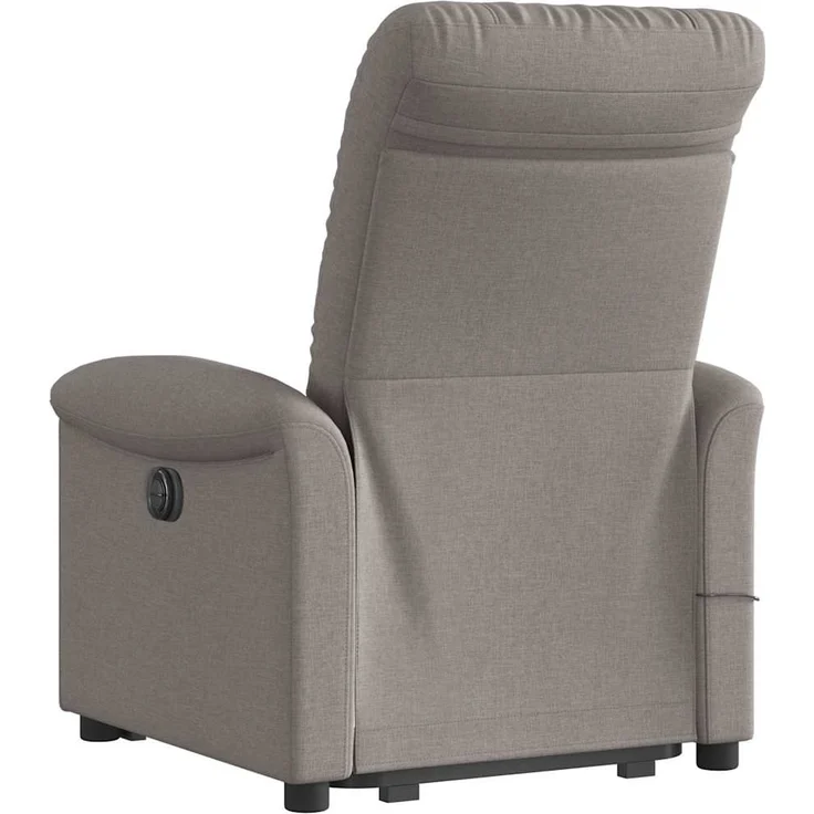 vidaXL Massagesessel mit Aufstehhilfe Taupe Stoff 3303271 – Bild 5