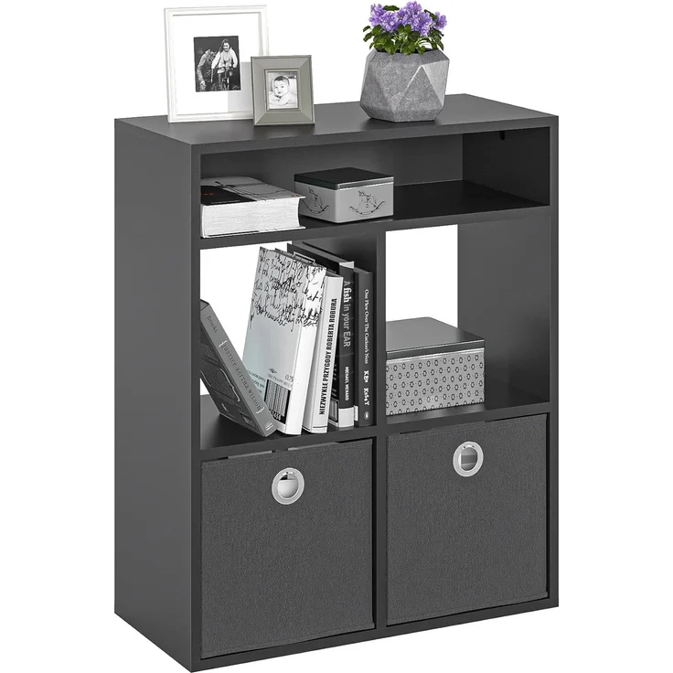 KOMTO Bücherregal RIM4 Regal Standregal Würfelregal Büroregal Bücherschrank, Wohnzimmer für Kinderzimmer 65,8 х 30,7 х 80,4 cm – Bild 4