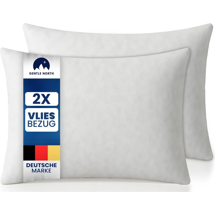 Gentle North Microfaserkissen 2er-Set Kopfkissen – Dekokissen und Füllkissen, waschbar bis 40°C – Bild 5