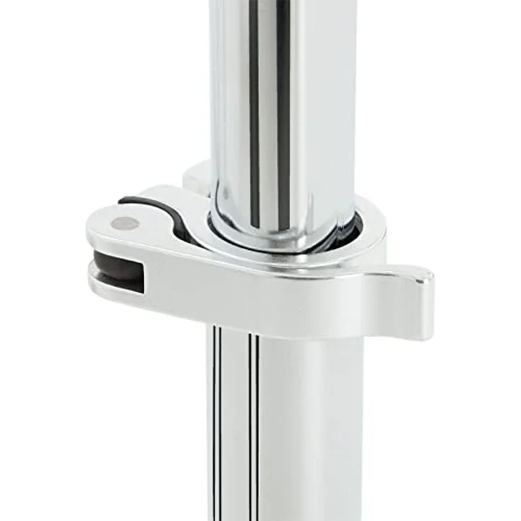 IDIMEX Beistelltisch LEONIE, Couchtisch Beistelltisch Wohnzimmertisch höhenverstellbar in Milchglas – Bild 4