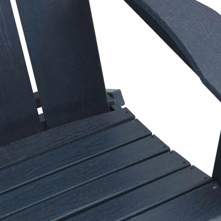 vidaXL Gartenstuhl 2 pcs Marineblau 80,5 x 74,5 x 92 cm Polyethylen 3335819 – Bild 8