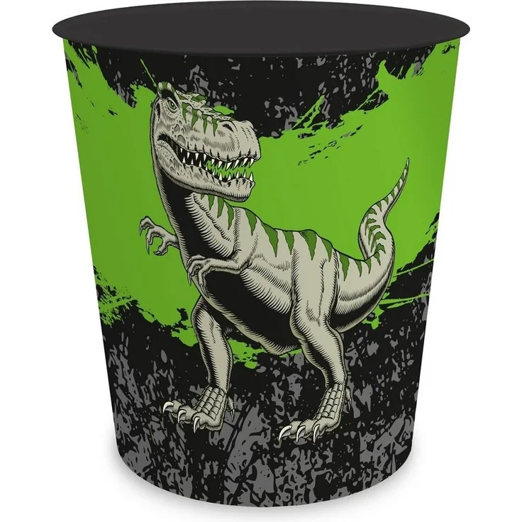 itenga Papierkorb itenga Papierkorb für Kinder - Motiv T-REX Dinosaurier - ca. 11 Liter