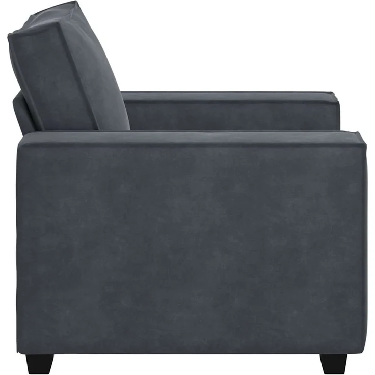 vidaXL Sessel Dunkelgrau 100x78x84 cm Samt 4105001 – Bild 4