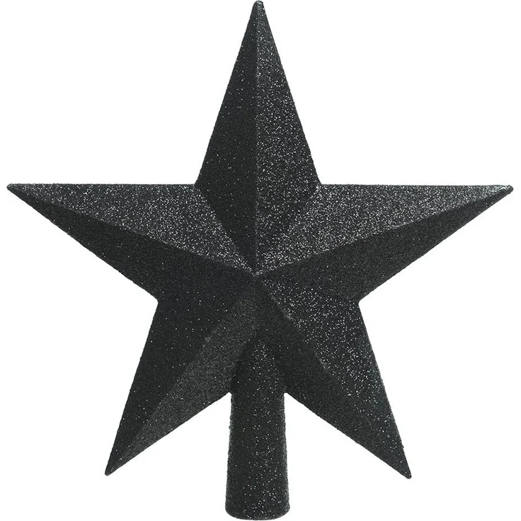 Kaemingk Tannenbaumspitze schwarz bruchfest, langlebig 19 cm – Bild 2