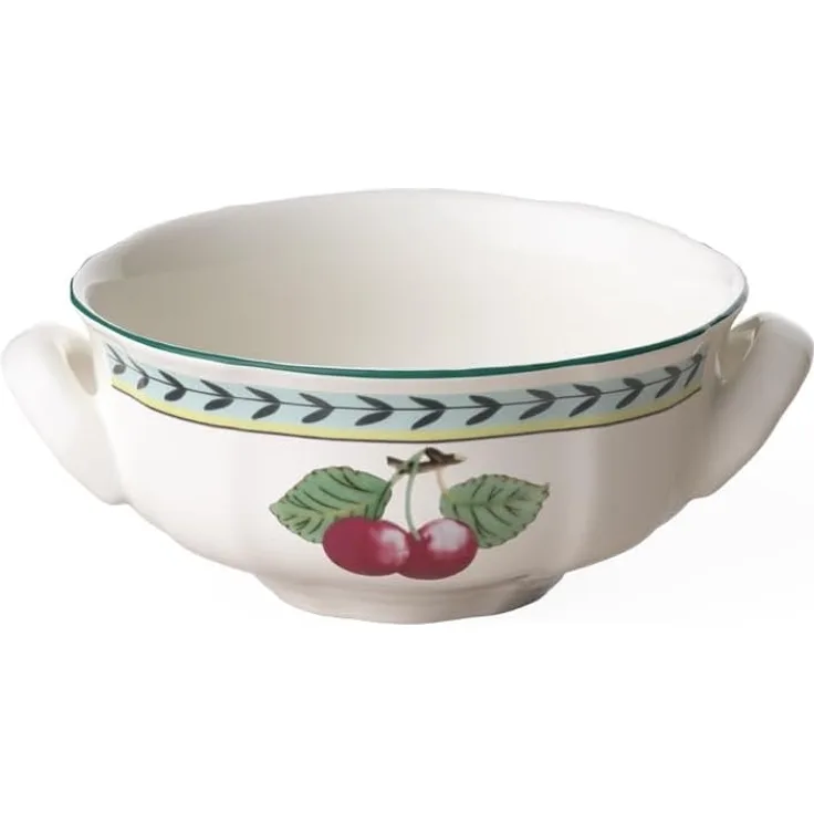 Suppen-Obertasse French Garden Fleurence Villeroy und Boch Suppentasse - Mikrowelle geeignet, Spülmaschinenfest