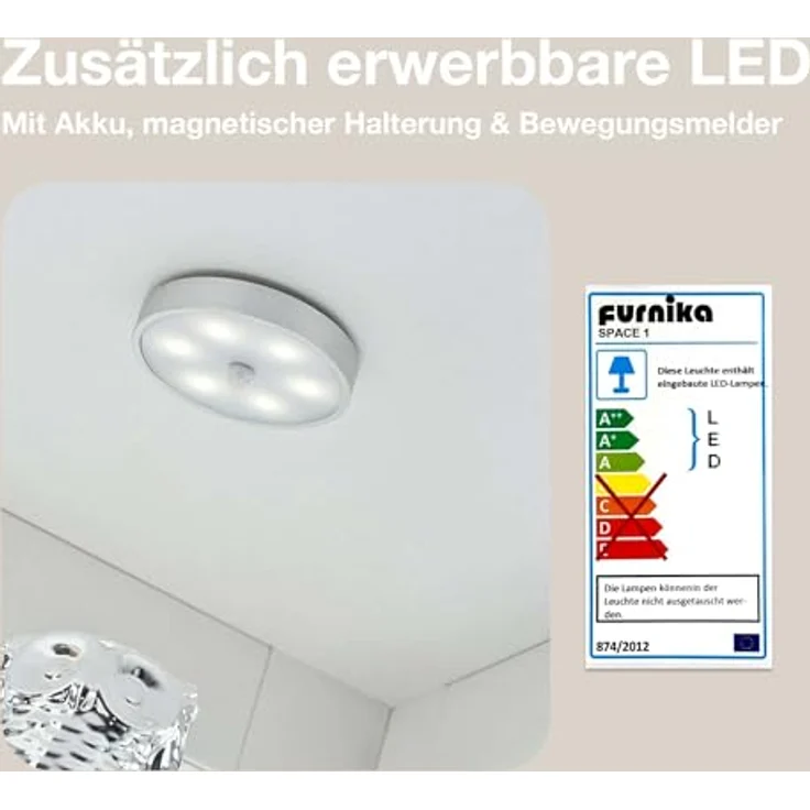 K-Möbel Hängevitrine, Schwarze Glasvitrine mit 2 Fächern, Rechteckig, 60x80x25 cm für Wohnzimmer und Wohnwände – Bild 8