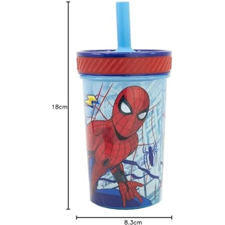 Spiderman Kippsicher Trinkbecher PP 370 ml – Drop Safe Plastikbecher mit Smartgrip-System – Bild 6