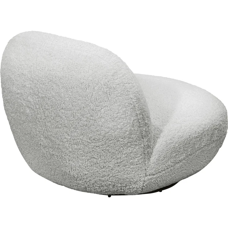 Drehsessel Chris ED Exciting Design Farbe Silber – Moderner Mikrofaser-Sessel mit Nosagfederung – Bild 3