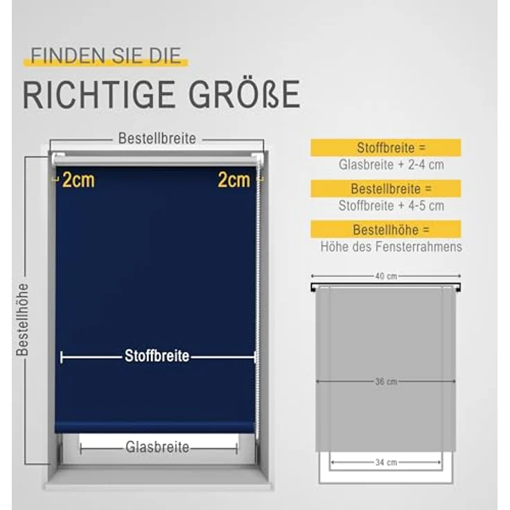 Sol Royal Thermorollo SolReflect T42 für Fenster & Türen Dunkelblau, 160 x 40 x 3.1 cm – Bild 4