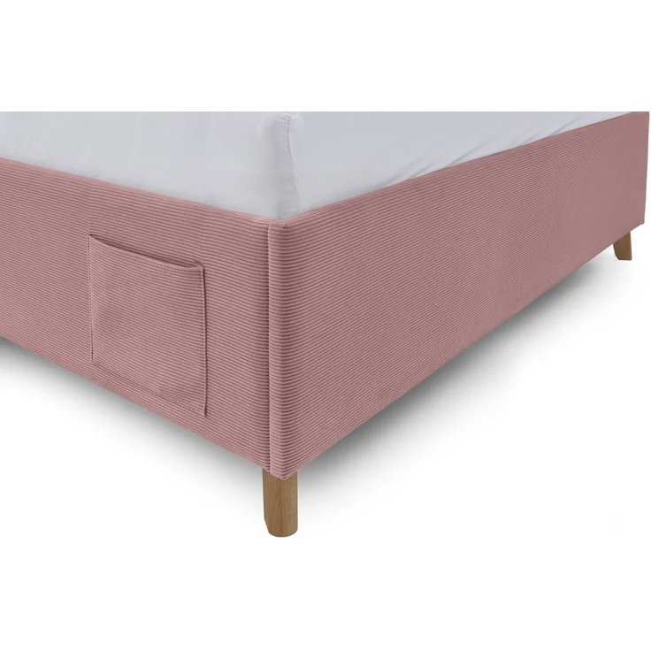 Polsterbett >Cool mit BK< Liegefläche 120x200cm, Rose, Stellmaß: 130x90x210cm (BxHxT) – Bild 8