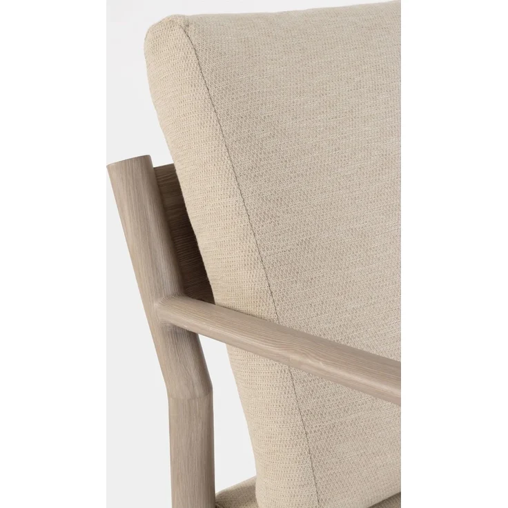4er Garten-Set Risuri - Aluminium Timber Natur & Polyester-Stoff Beige – Bild 7