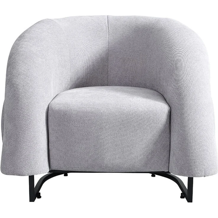 HOME DELUXE Sessel MACA - Samtgewebe Beige – Bild 7