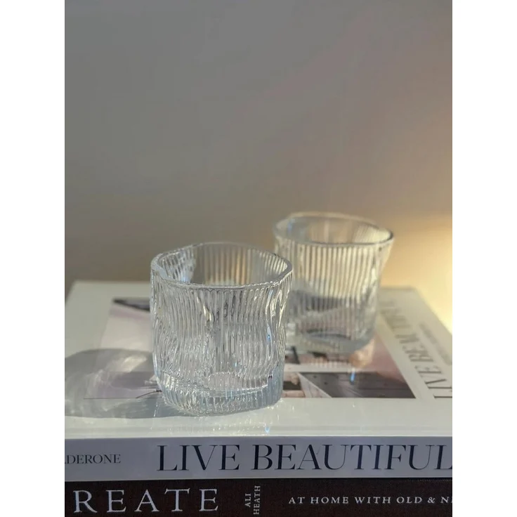 EKA Glas Diamond Stripe, 6-tlg, Glas, 200ml – Bild 2