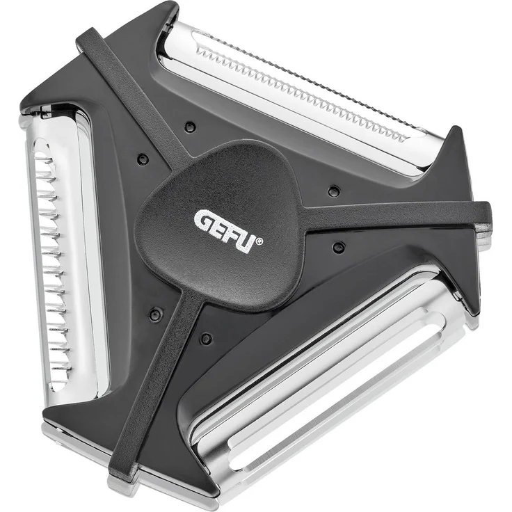 GEFU Sparschäler Sparschäler SPIN 3in1 Universalschäler Gemüseschäl – Bild 1