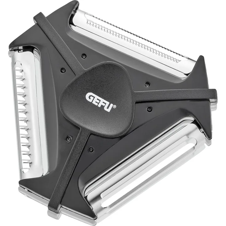 GEFU Sparschäler Sparschäler SPIN 3in1 Universalschäler Gemüseschäl