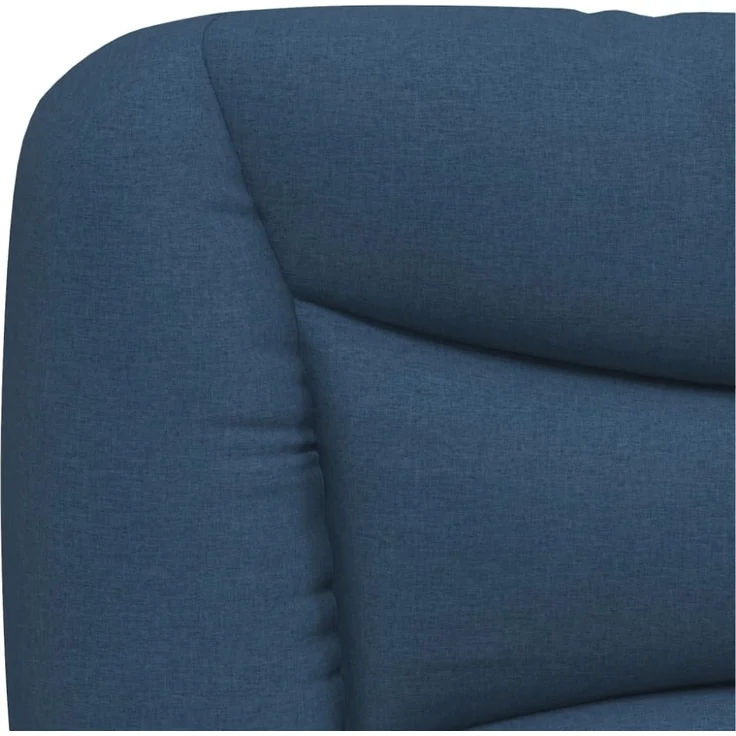 vidaXL Kopfteil-Kissen Blau 140 cm Stoff 374582 – Bild 4