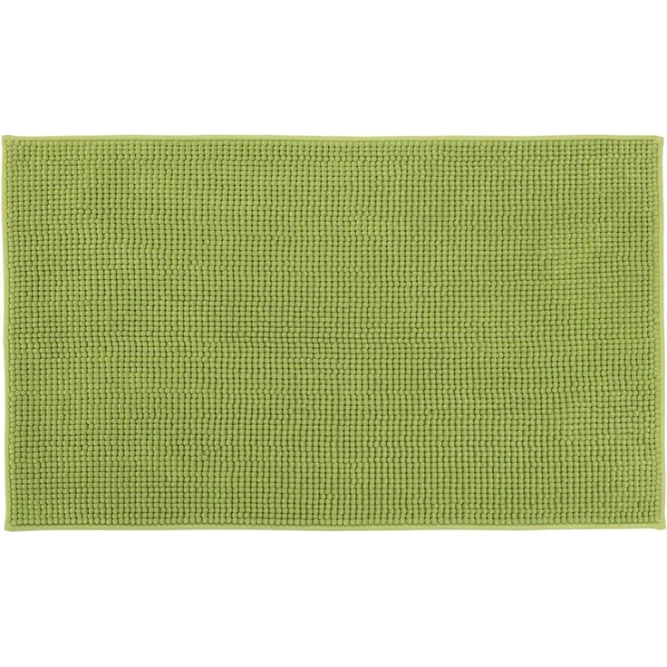 Gözze Badematte Chenille, Höhe 15 mm, rutschhemmend beschichtet, fußbodenheizungsgeeignet, Polyester, rechteckig, Badteppich, Uni Farben, besonders weich durch Microfaser, waschbar – Bild 1