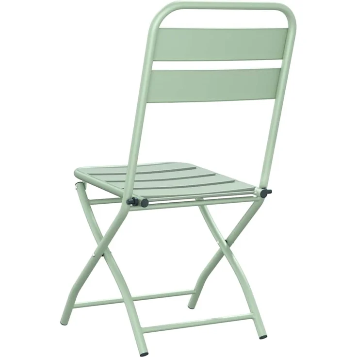 vidaXL Gartenklappstuhl 2 pcs Hellmint 42 x 52 x 82 cm 42002940 – Bild 6