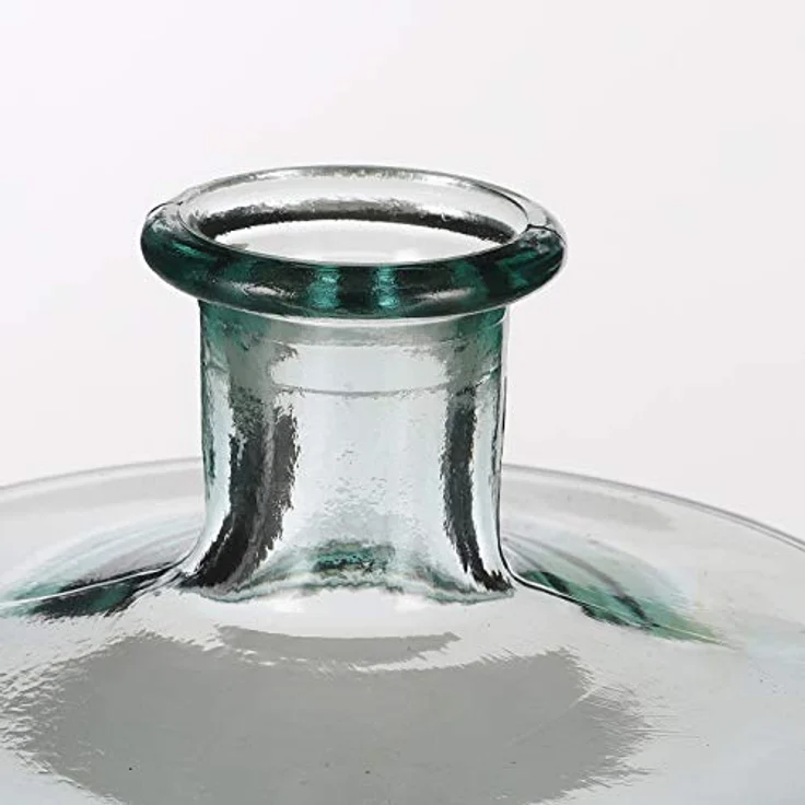 Mica Decorations Guan Glasflasche, H26 x Ø21 cm, transparentes recyceltes Glas für Zweige und Trockenblumen – Bild 2
