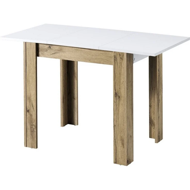 B&D home Esstisch LIVIUS, Holztisch, ausziehbar, 60 / 80cm Breit, 4-6 Personen versch. Farben – Bild 2